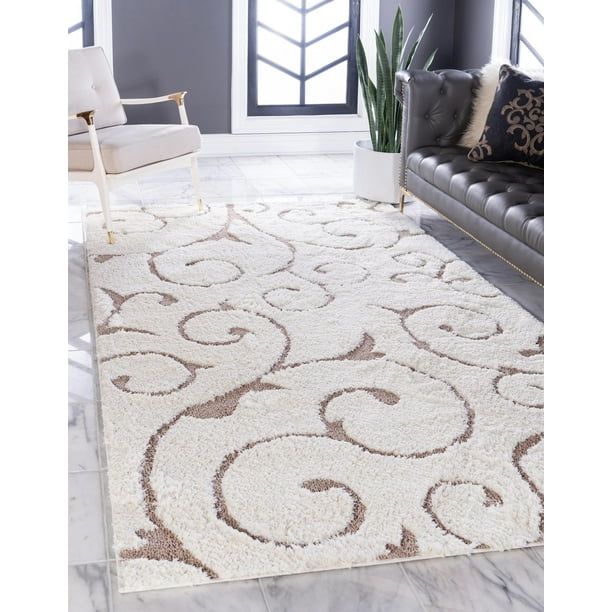 Rugs.com Botanical Shag Collection Rug Large Dining Rooms 9' x 12' Dark Gray Shag Rug Perfect for Living Rooms Open Floorplans Rugs.com Botanical Shag Collection Rug Large Dining Rooms 9' x 12' Dark Gray Shag Rug Perfect for Living Rooms Open Floorplans